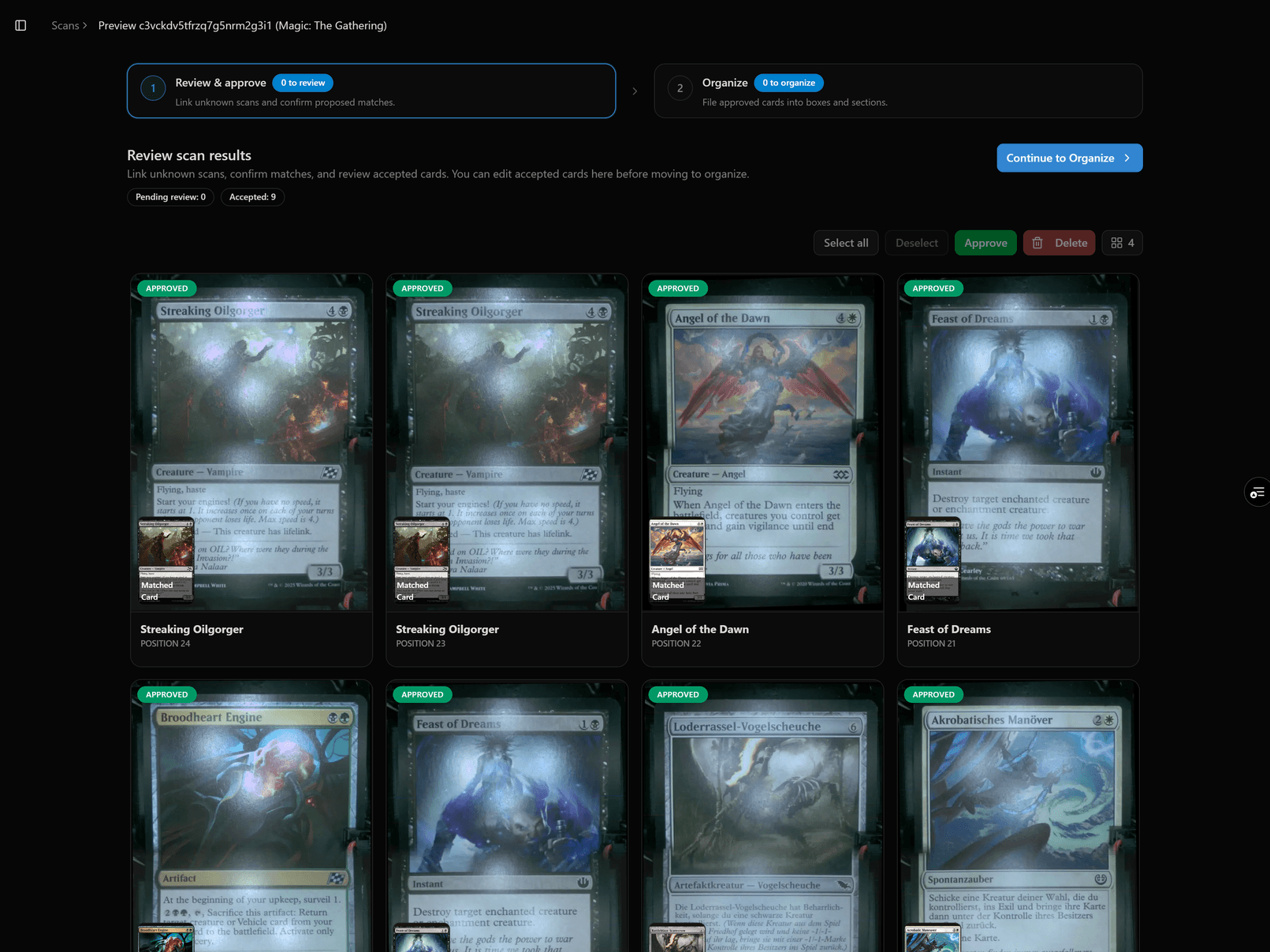TCG Inventory Dashboard – Star Wars Unlimited