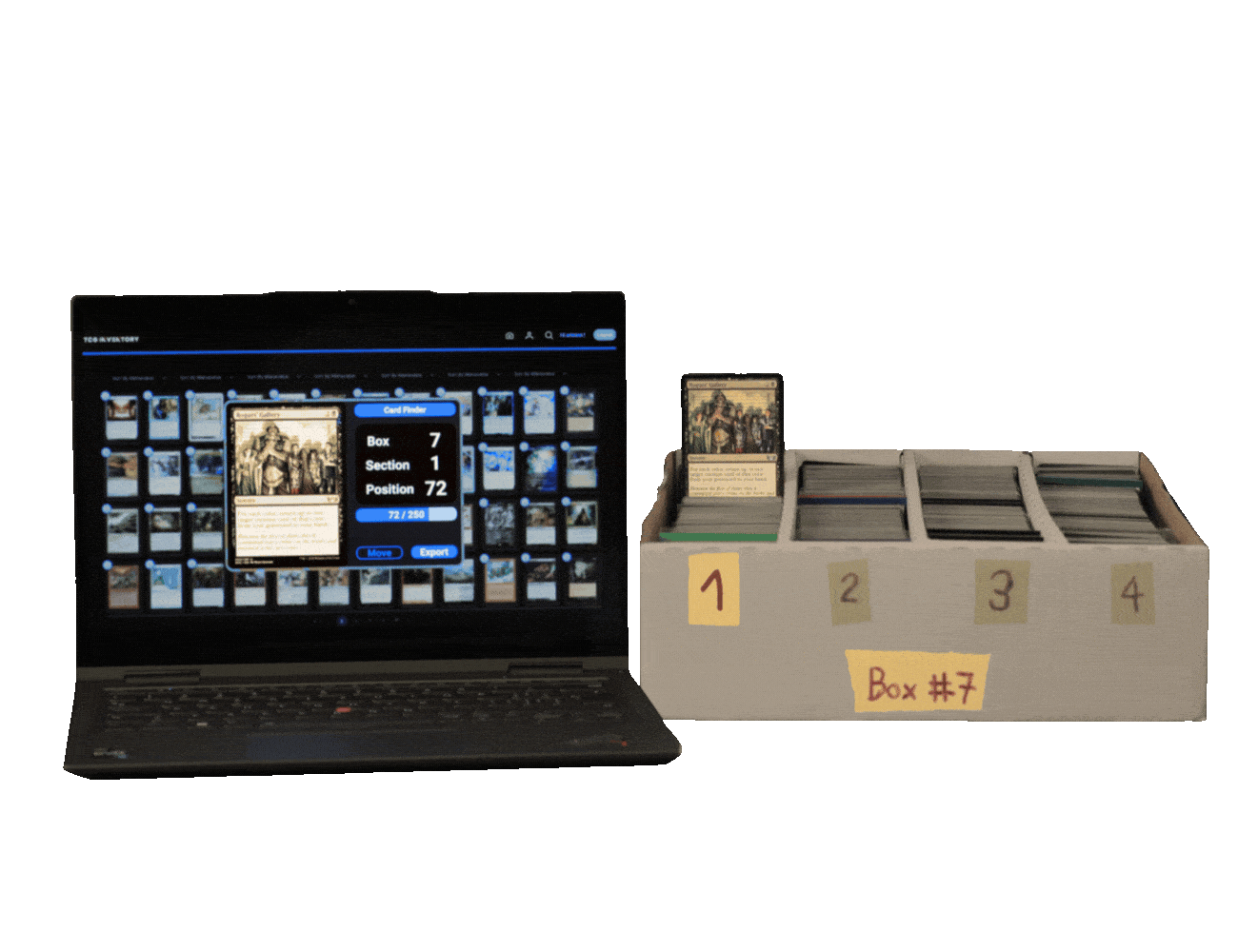 Card Finder demo – searching Pokémon and Magic: The Gathering cards